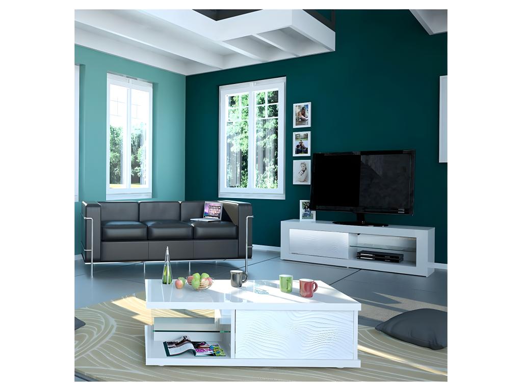 White TV Stand - dlz1766456473039