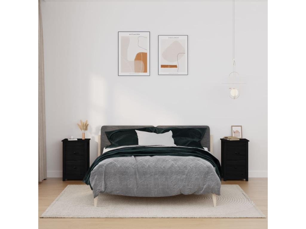 Black Pine Wood Home Furniture, 40 x 35 x 61.5 cm