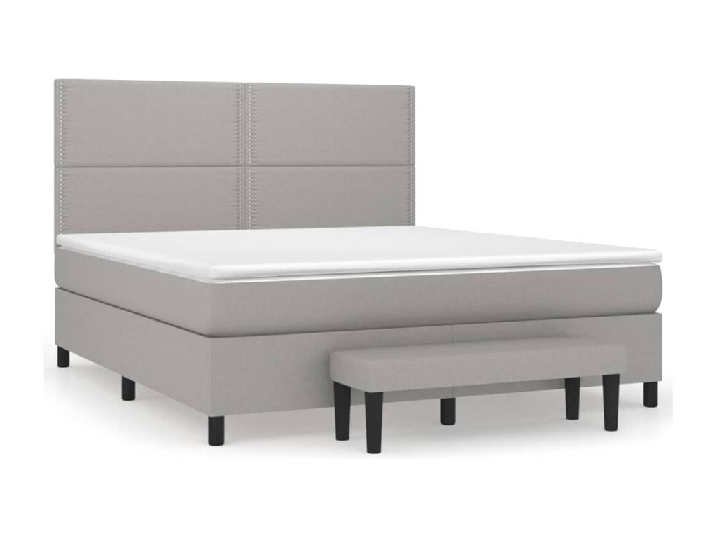 Gray Fabric Mattress, 160 x 200 cm