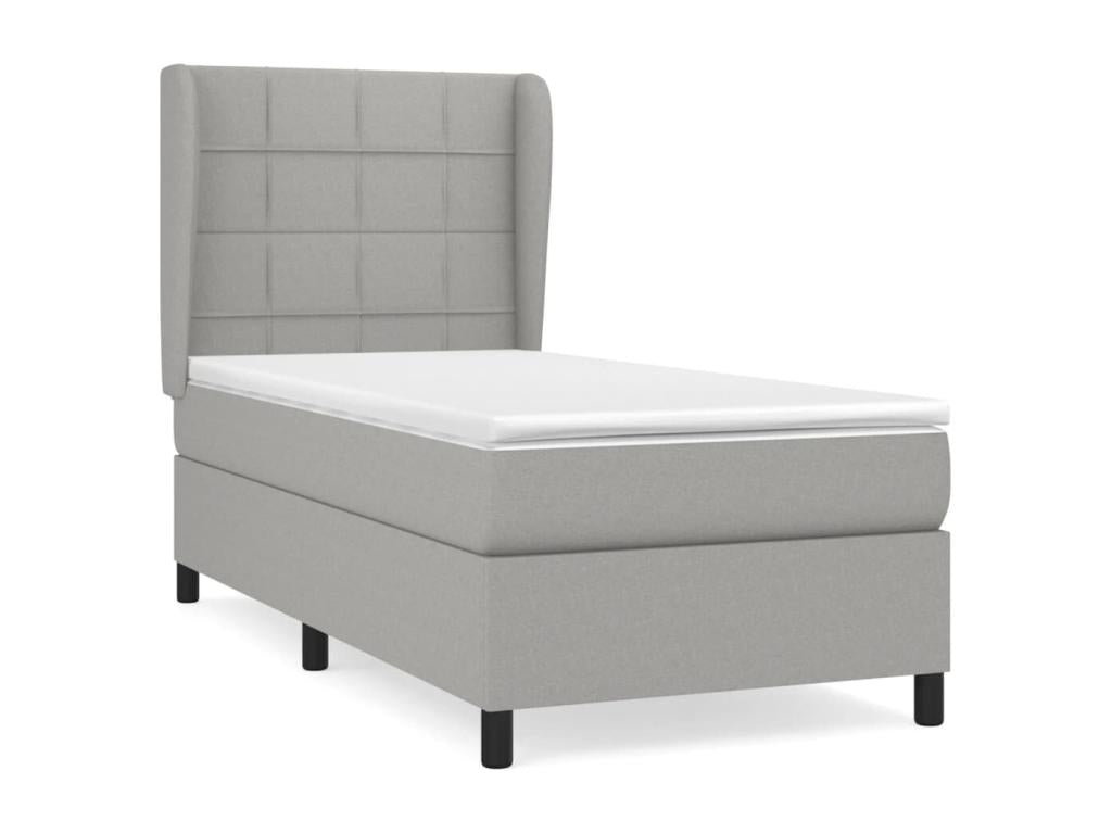 Gray Fabric Mattress, 80 x 200 cm