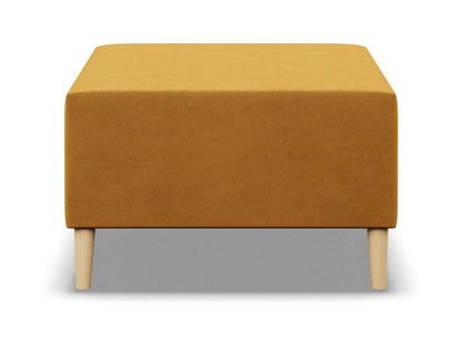 Yellow Ottoman, 70 x 70 cm