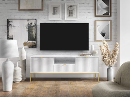 White TV Stand