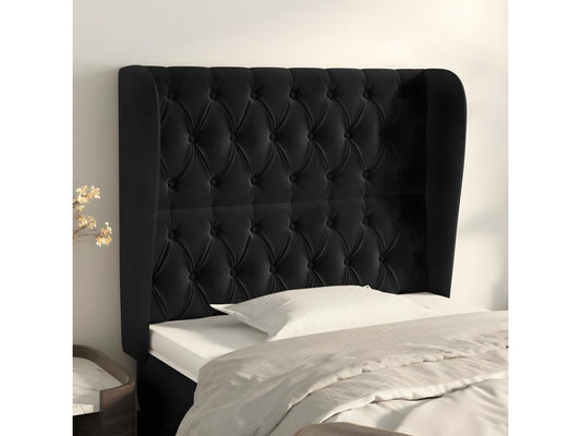 Black Velvet Home Furniture, 93 x 23 x 118 cm