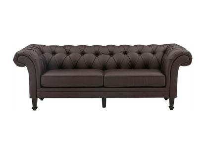 Brown Leather Sofa