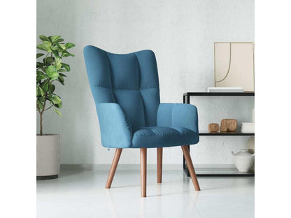 Blue Velvet Chair - dlz1766456776775