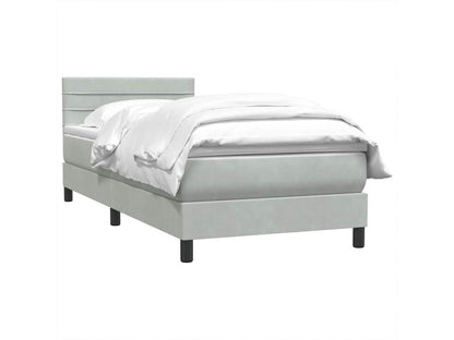 Gray Velvet Mattress, 80 x 210 cm