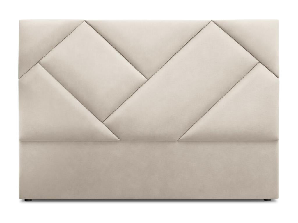 Beige Velvet Home Furniture, 180 x 8 x 120 cm
