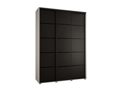 Black Wardrobe, 180 x 60 x 235.2 cm