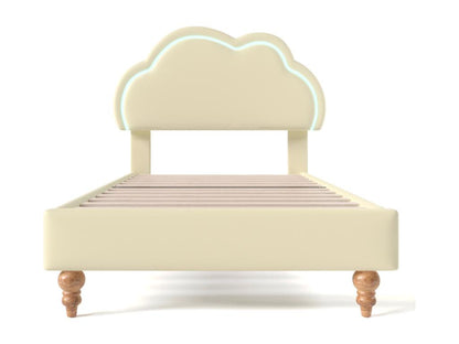 Beige Kids Bed Frame, 90 x 200 cm