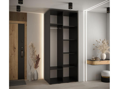 Black Wardrobe, 100 x 60 x 205.2 cm