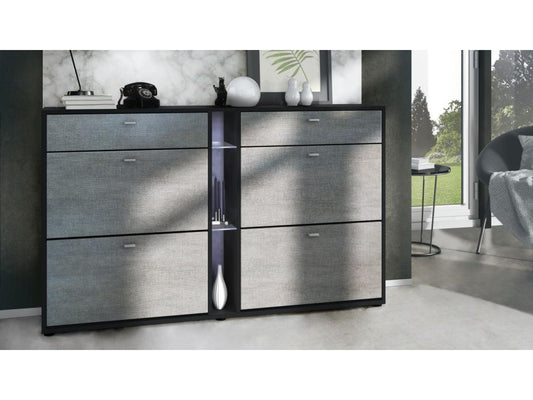 Black Home Furniture, 155.5 x 95 x 28 cm