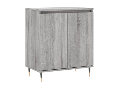 Gray Engineered Wood Sideboard, 60 x 35 x 70 cm