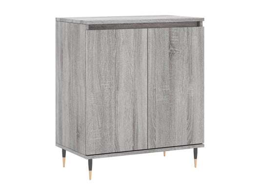 Gray Engineered Wood Sideboard, 60 x 35 x 70 cm