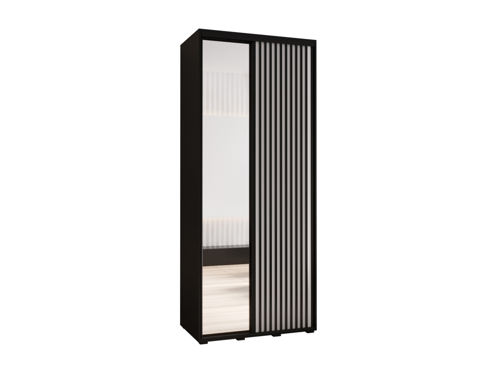 Black Wardrobe, 100 x 60 x 205.2 cm