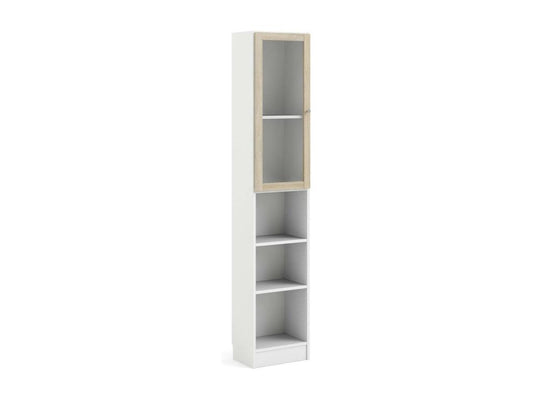 White Oak Wood Bookcase, 41 x 28 cm