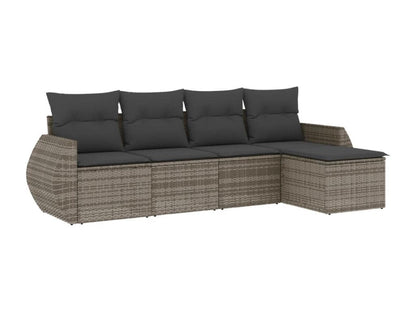 Gray Woven Resin Wicker Outdoor Furniture Set - dlz1766457041075