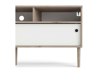 White Oak Wood TV Stand