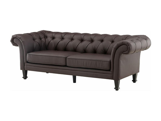 Brown Leather Sofa