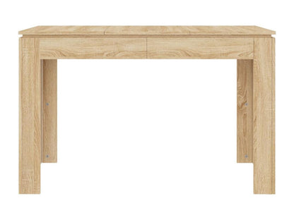 Brown Oak Wood Table, 120 x 60 x 76 cm