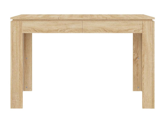 Brown Oak Wood Table, 120 x 60 x 76 cm