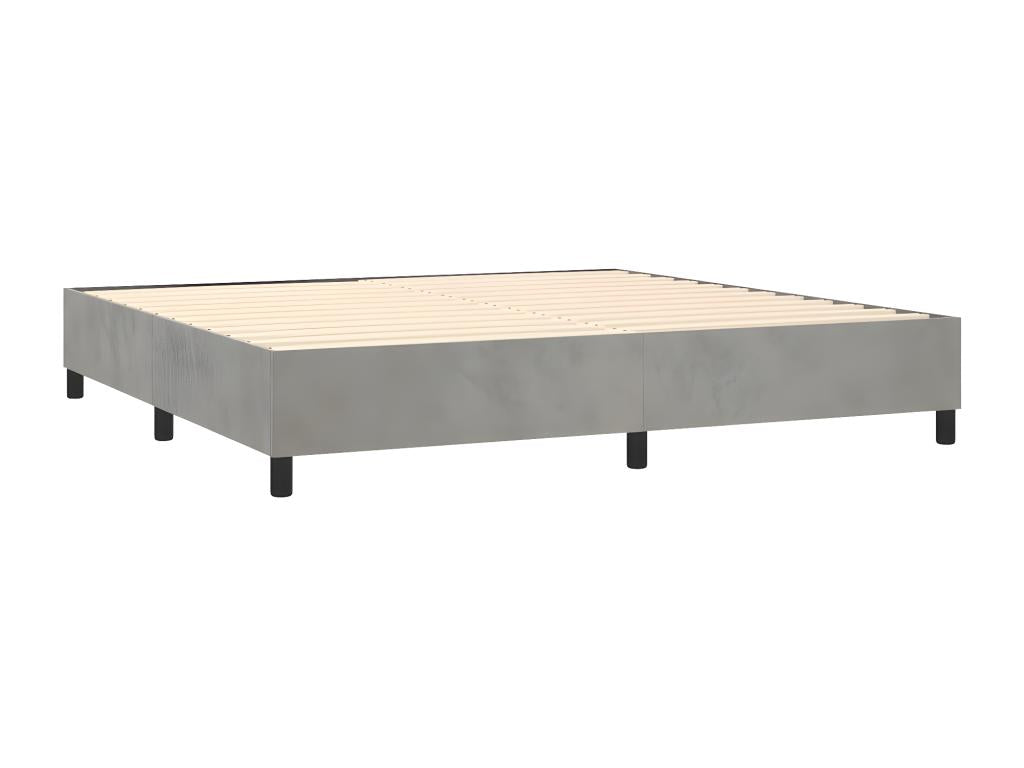 White Velvet Mattress, 200 x 200 cm
