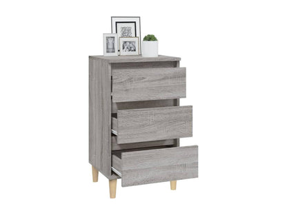 Gray Engineered Wood Table, 40 x 35 x 70 cm