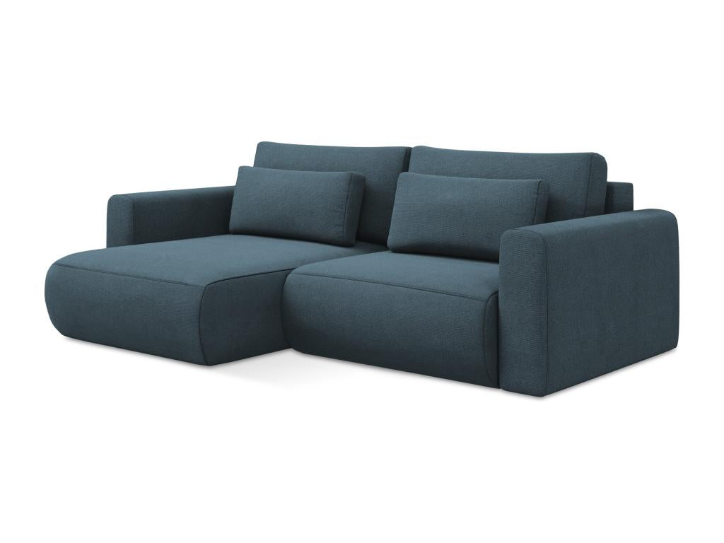 Blue Fabric Sofa Bed