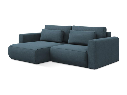 Blue Fabric Sofa Bed