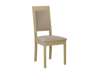 Brown Oak Wood Chair, 93 x 47 x 43 cm