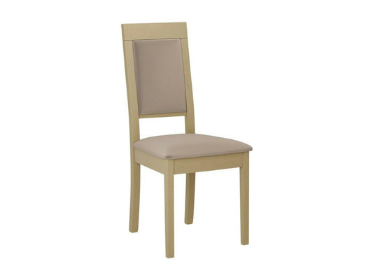 Brown Oak Wood Chair, 93 x 47 x 43 cm