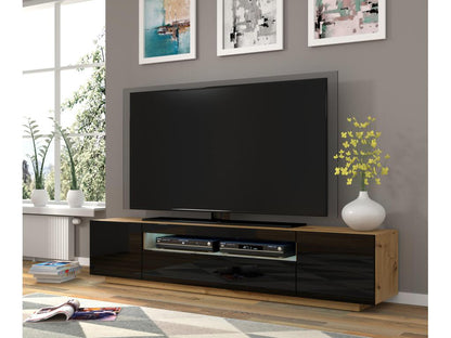 Beige TV Stand, 200 x 37 x 42 cm