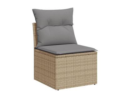 Beige Woven Resin Wicker Outdoor Furniture Set - dlz1766456730360