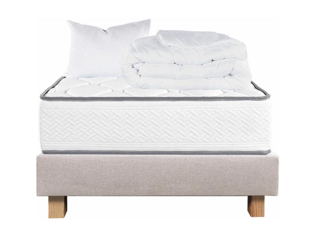 Beige Mattress, 90 x 190 cm