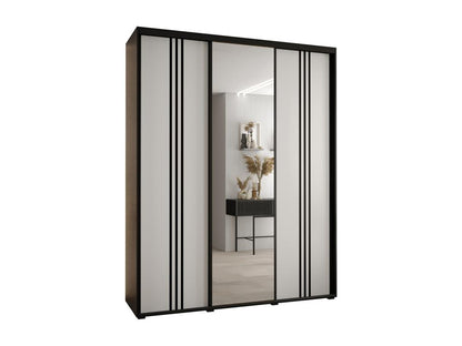 Black Wardrobe, 200 x 45 x 235.2 cm
