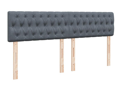 Gray Velvet Mattress, 200 x 200 cm