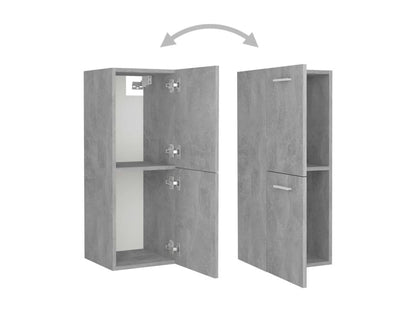 Gray Wardrobe, 30 x 30 x 80 cm
