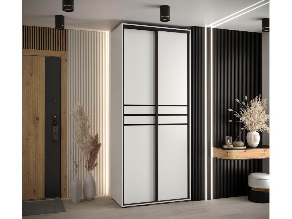 Black Wardrobe, 100 x 45 x 235.2 cm