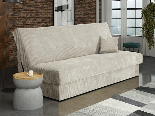 Brown Sofa Bed, 80 x 175 x 80 cm