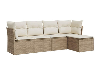 Beige Woven Resin Wicker Outdoor Furniture Set - dlz1766456875859