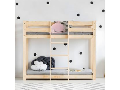 Natural Bunk Bed Frame, 90 x 190 cm