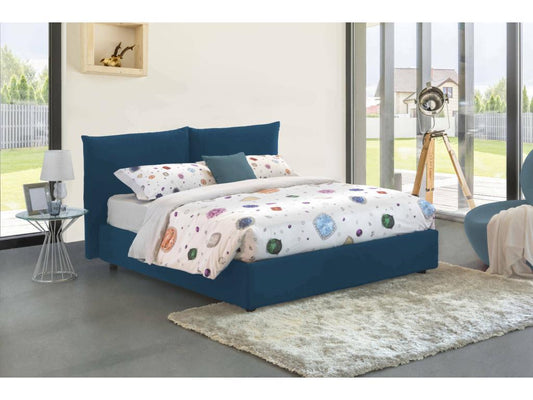 Blue Fabric Mattress, 160 x 200 cm