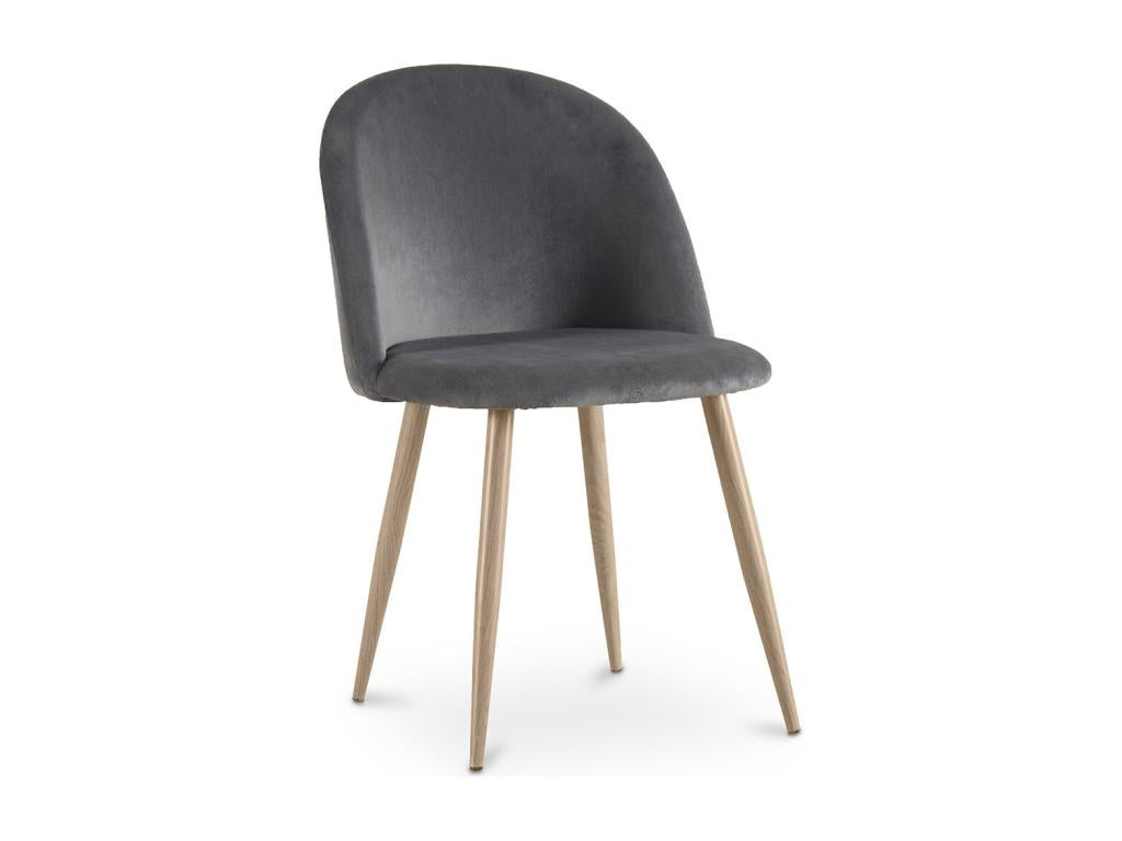 Anthracite Velvet Chair