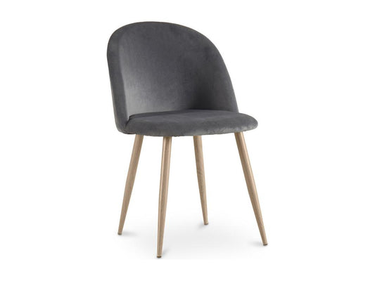 Anthracite Velvet Chair