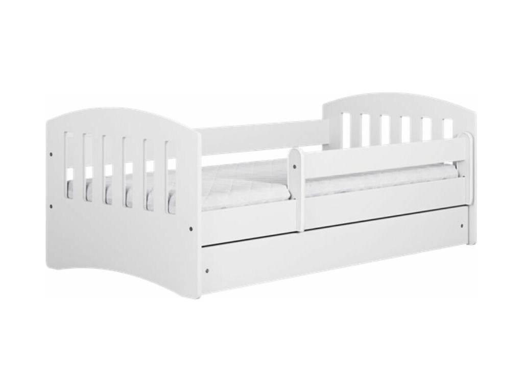 White Kids Bed Frame, 80 x 140 cm