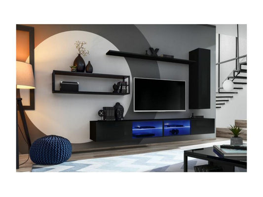 Black TV Stand