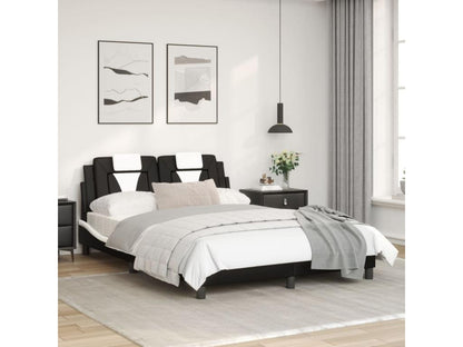 Black Faux Leather Bed Frame, 120 x 200 cm