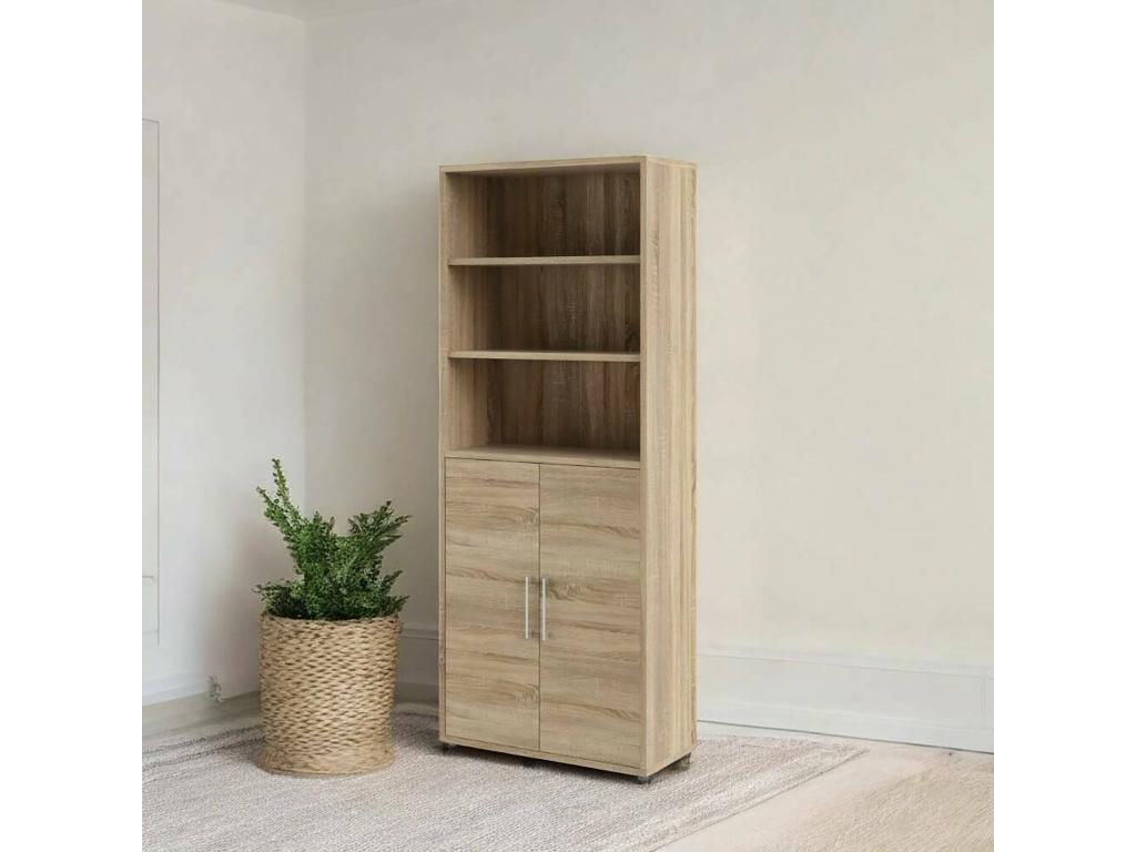 Black Oak Wood Dresser, 89 x 40 cm