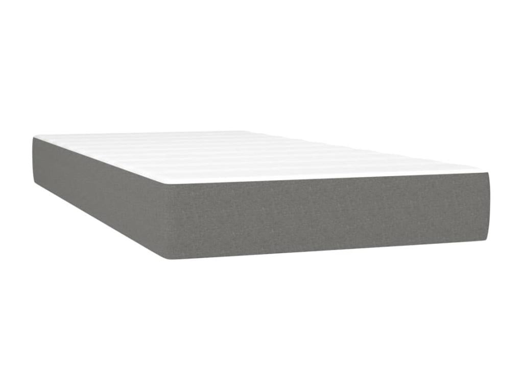 Gray Fabric Mattress, 90 x 190 cm - dlz1766456450393