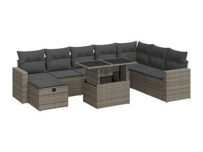 Gray Woven Resin Wicker Outdoor Furniture Set - dlz1766456702603