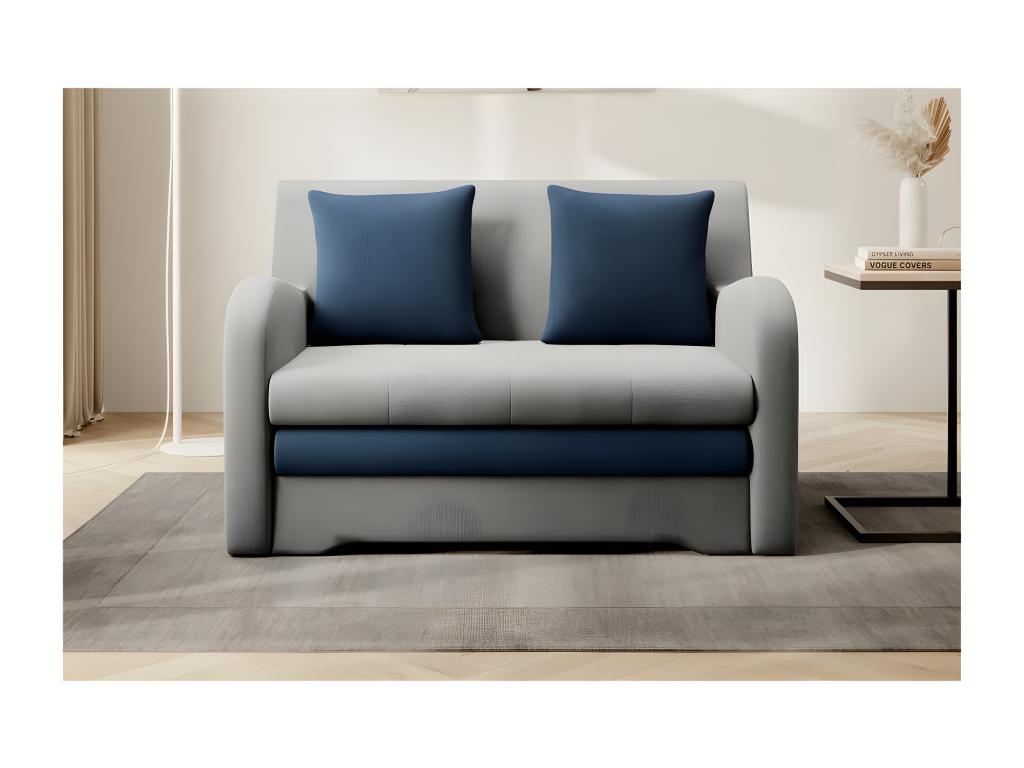 Gray Velvet Sofa Bed - dlz1766456646537